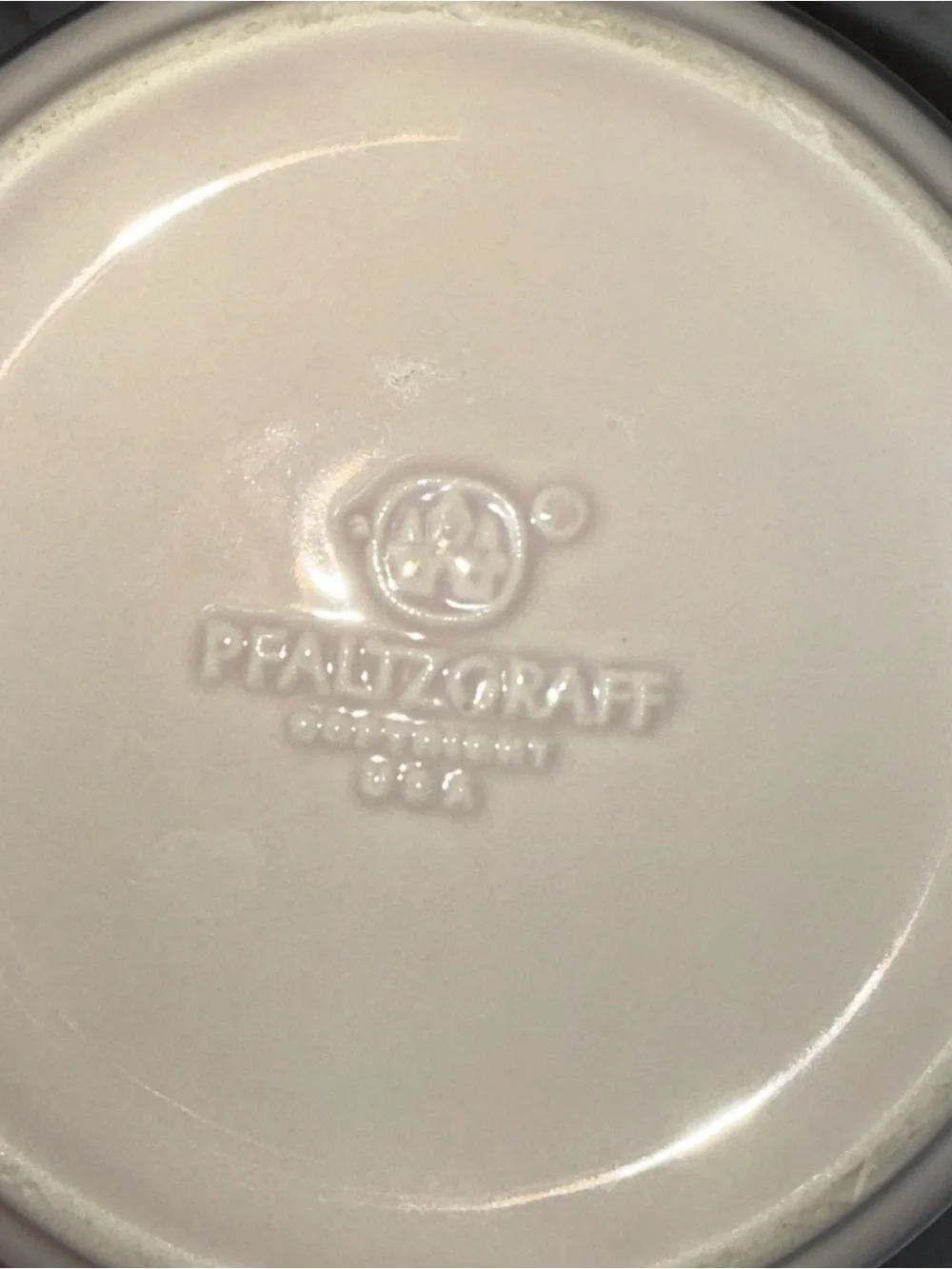 Pfaltzgraff Stoneware 431 Band Stripe Bowl Beige Gray Pink 6